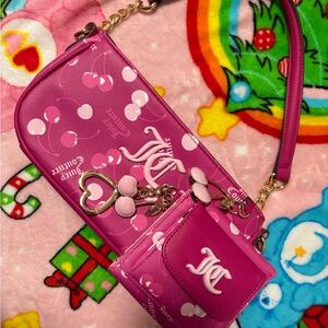 Juicy Couture Pink Mini Bag with Cherry Design
